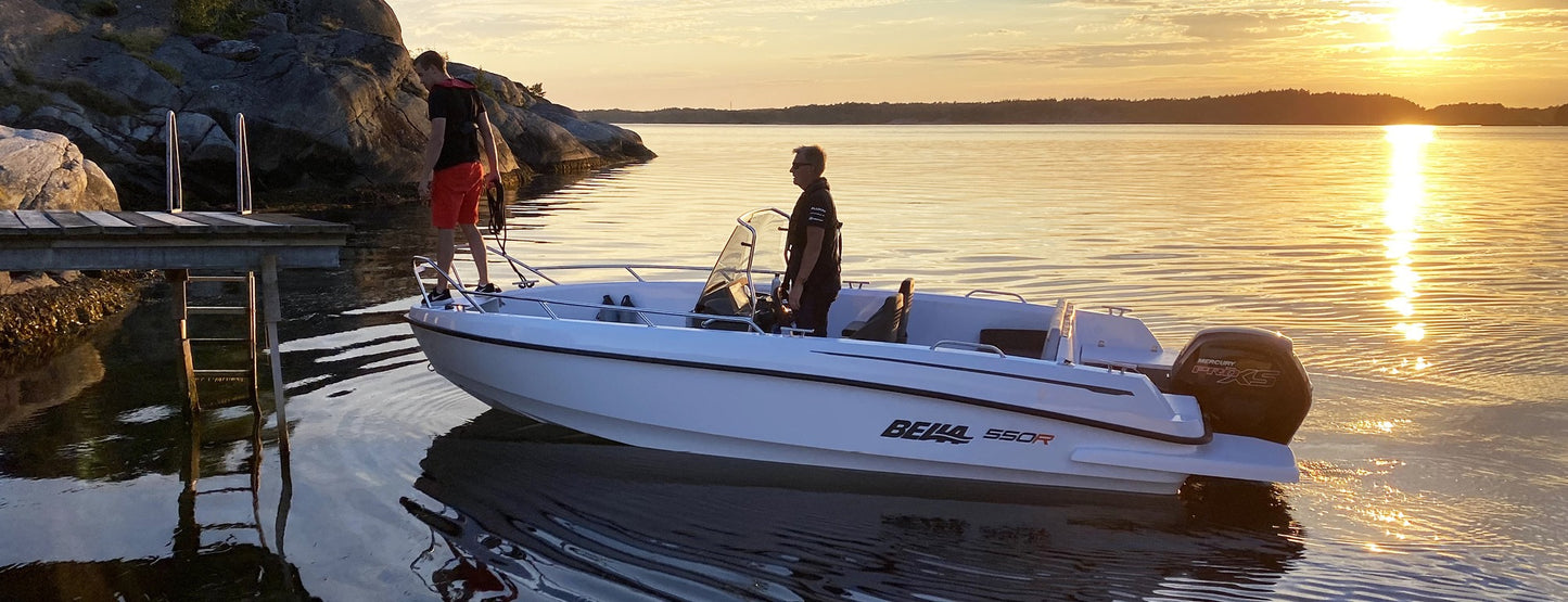 Bella 550R Sports Boat powered by Mercury F80ELPT 80hp