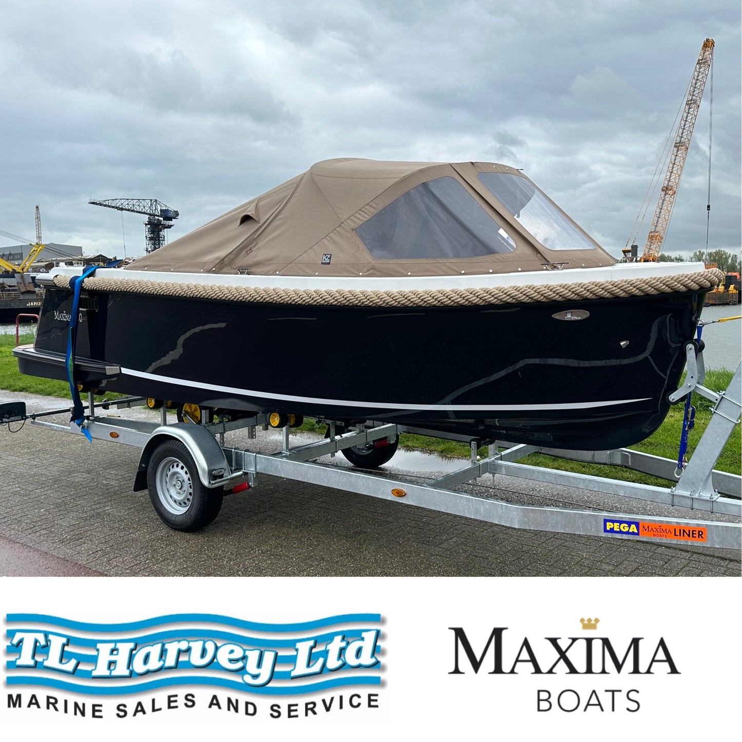 Maxima 600 Boat Powered by Honda BF20 20hp in stock now