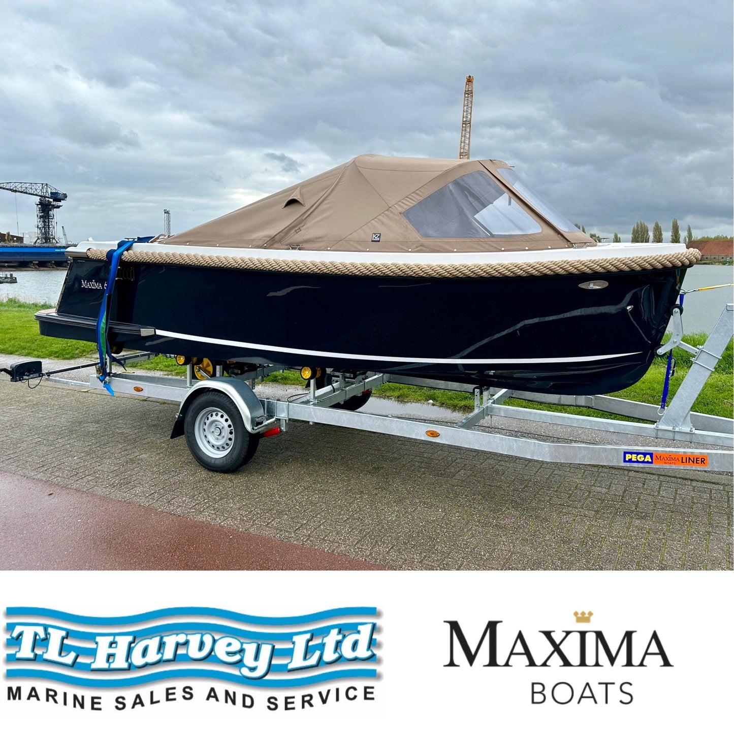 Maxima 600 Boat Powered by Honda BF20 20hp in stock now