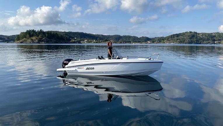 Bella 550R Sports Boat powered by Mercury F80ELPT 80hp