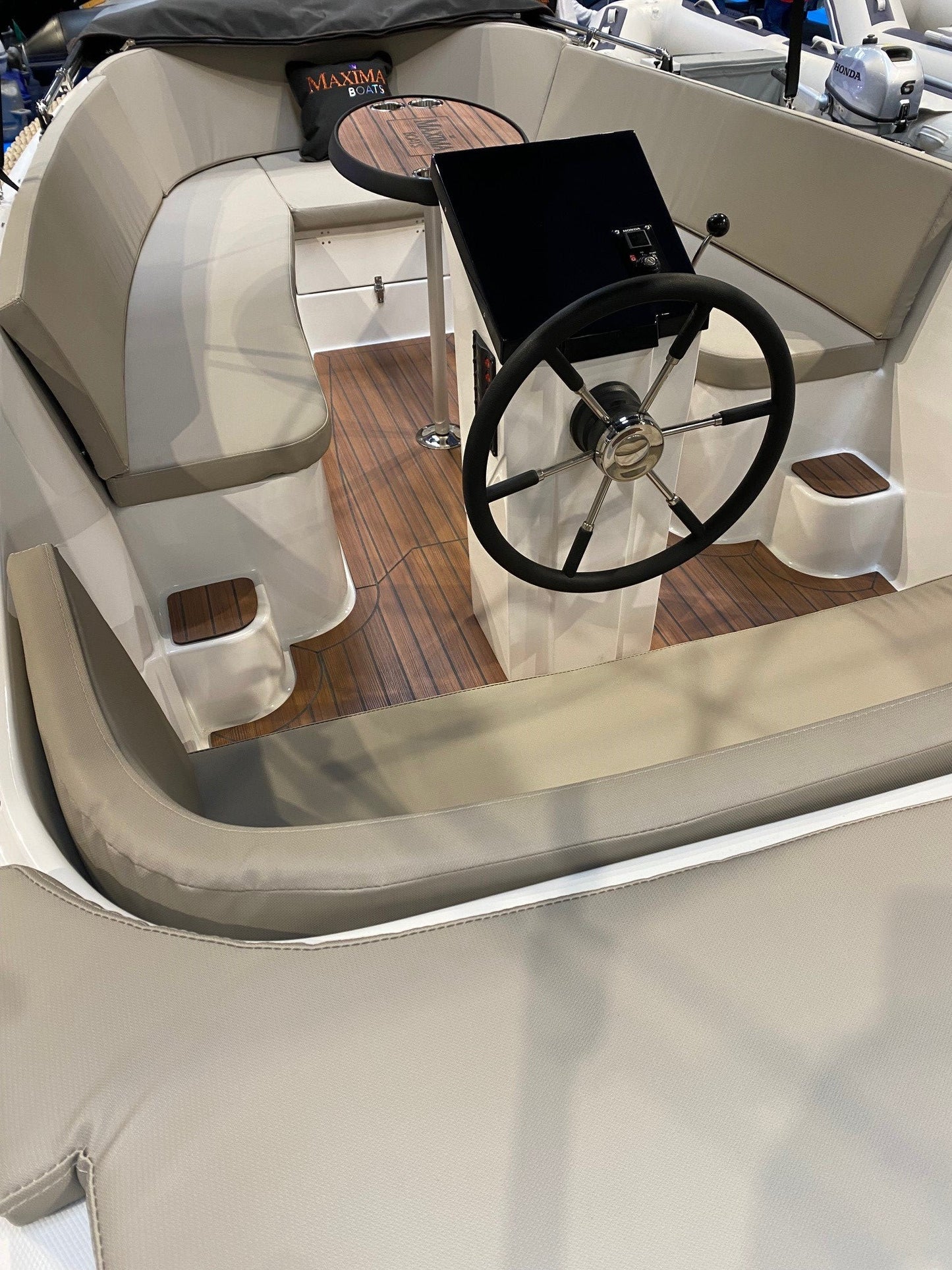 Maxima 600 Boat Powered by Honda BF20 20hp in stock now