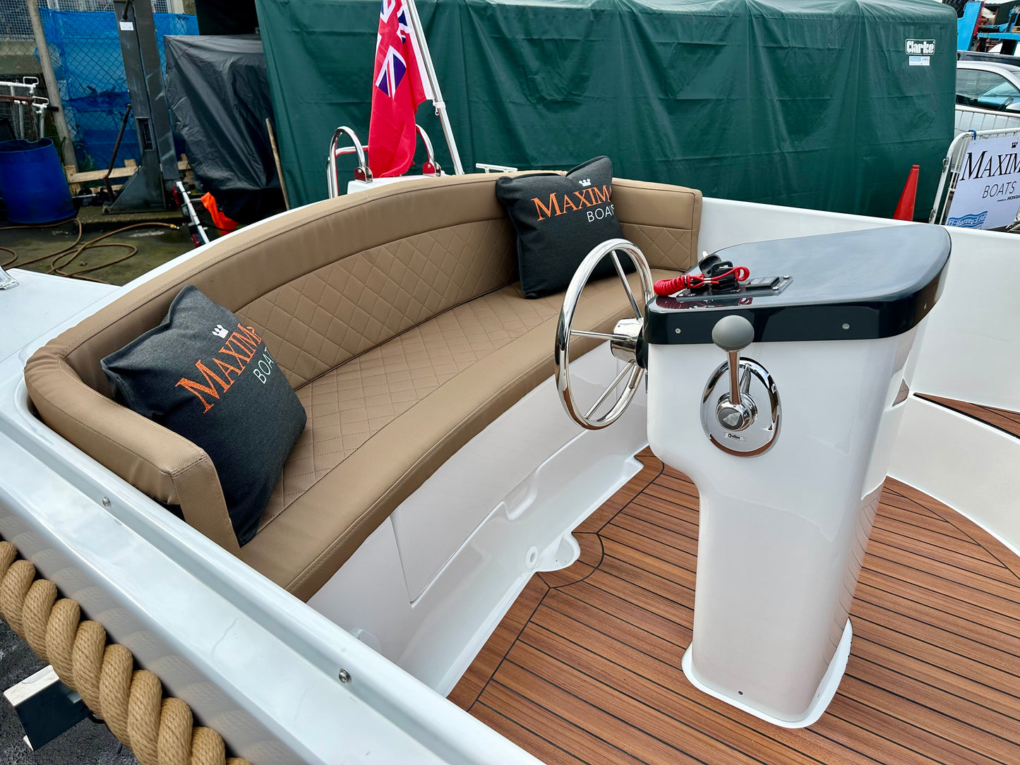Reserved- New Similar Factory Stock Available - Maxima 485 Powered by Honda BF15 15hp In Stock Now