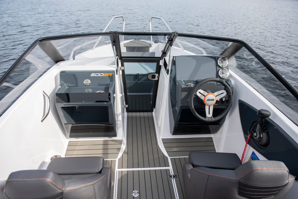 Bella 500BR Sports Boat powered by mercury F60 ELPT EFI 60hp