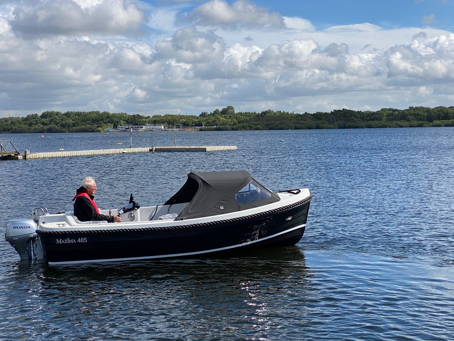 Reserved- New Similar Factory Stock Available - Maxima 485 Powered by Honda BF15 15hp In Stock Now