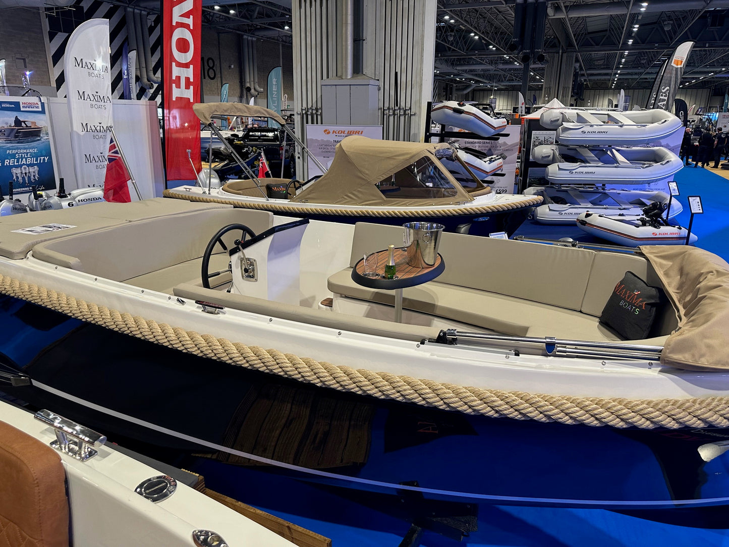 Maxima 600 Boat Powered by Honda BF50 50hp in stock now