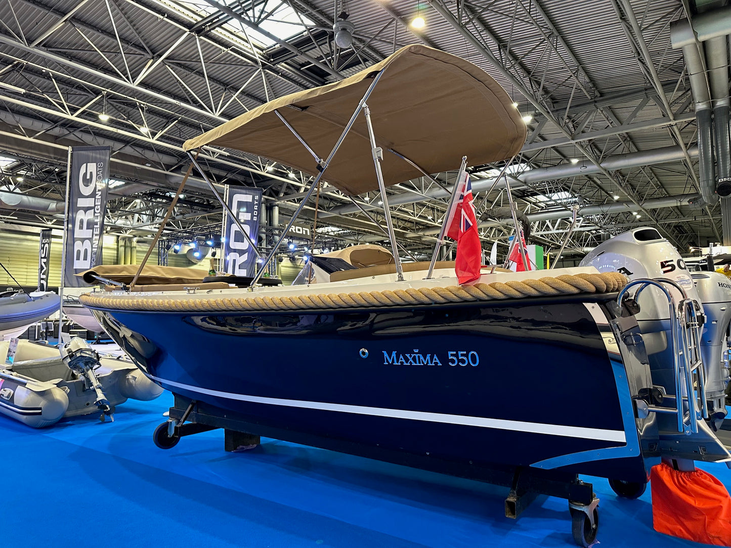 Maxima 550 Boat powered by Honda BF50 50hp In Stock Now