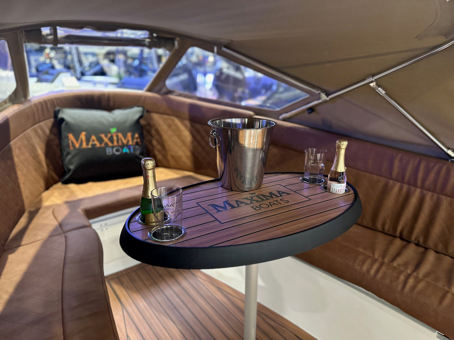Reserved - New Factory Stock Available - Maxima 650 Flying Lounge Powered by Honda BF100 VTEC 100hp In Stock Now