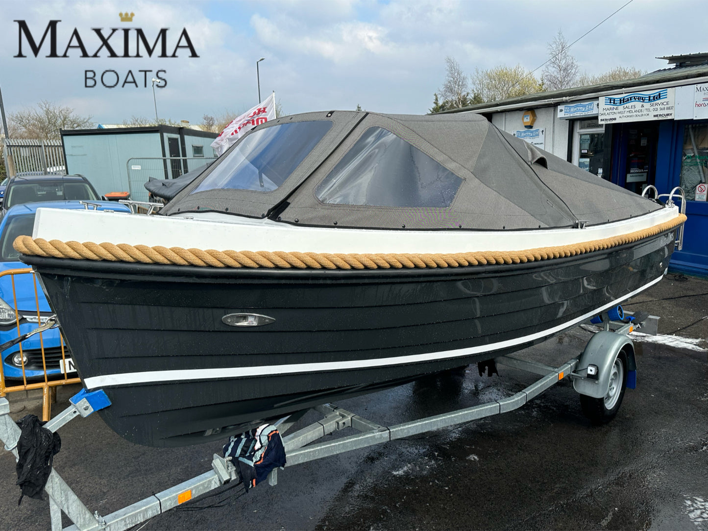 Reserved- New Similar Factory Stock Available - Maxima 485 Powered by Honda BF15 15hp In Stock Now