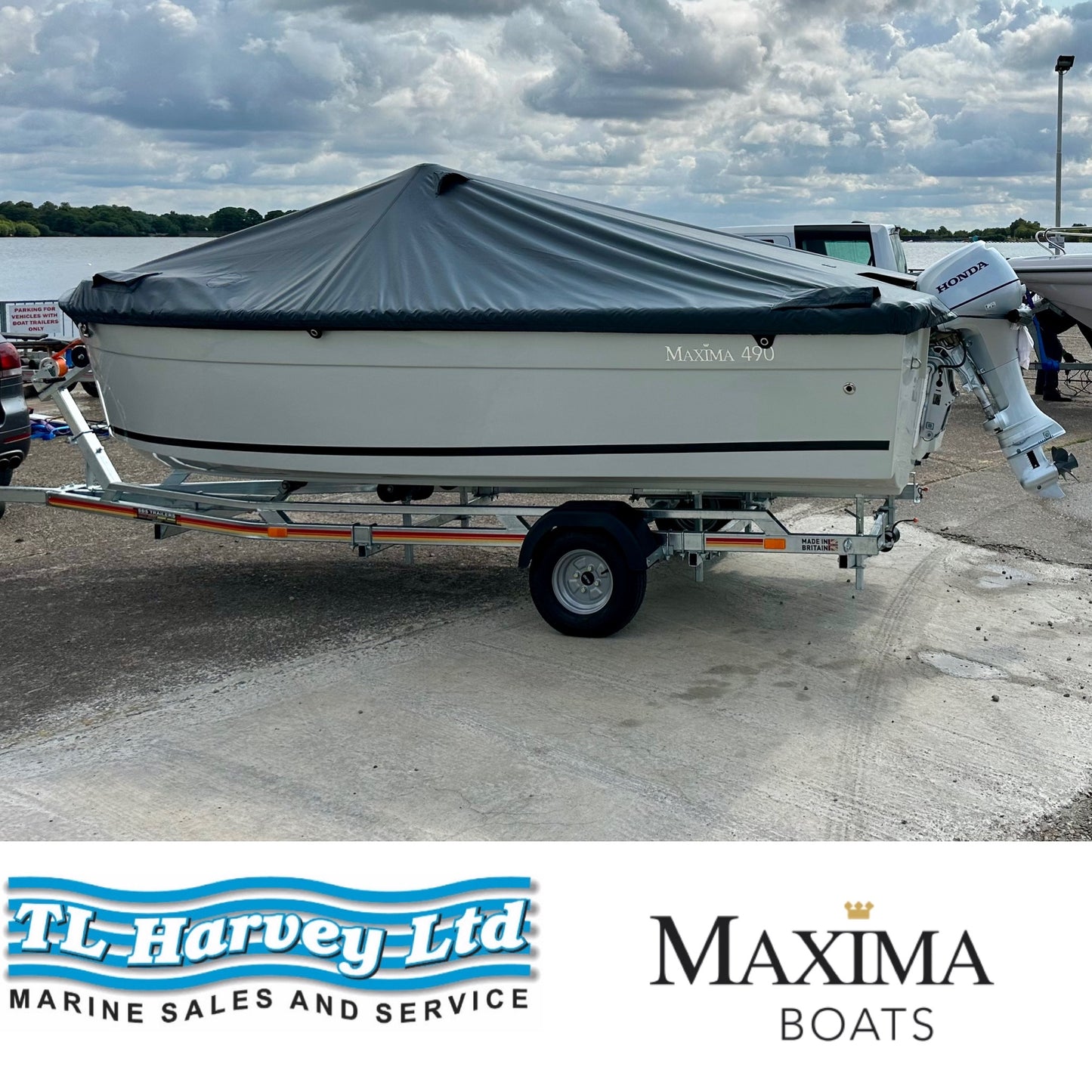 Maxima 490 XL Powered by Honda BF40 LRTU 40hp