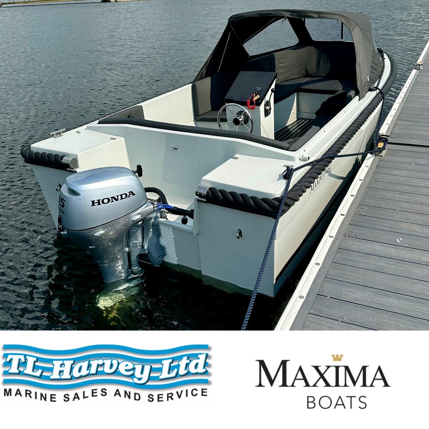 Maxima 490 XL Powered by Honda BF20 LRTU 20hp