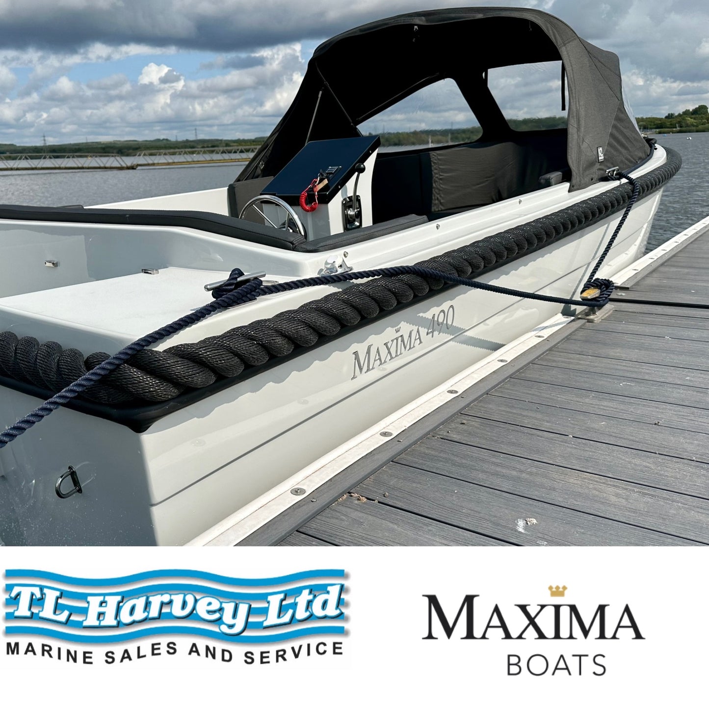 Maxima 490 XL Powered by Honda BF20 LRTU 20hp