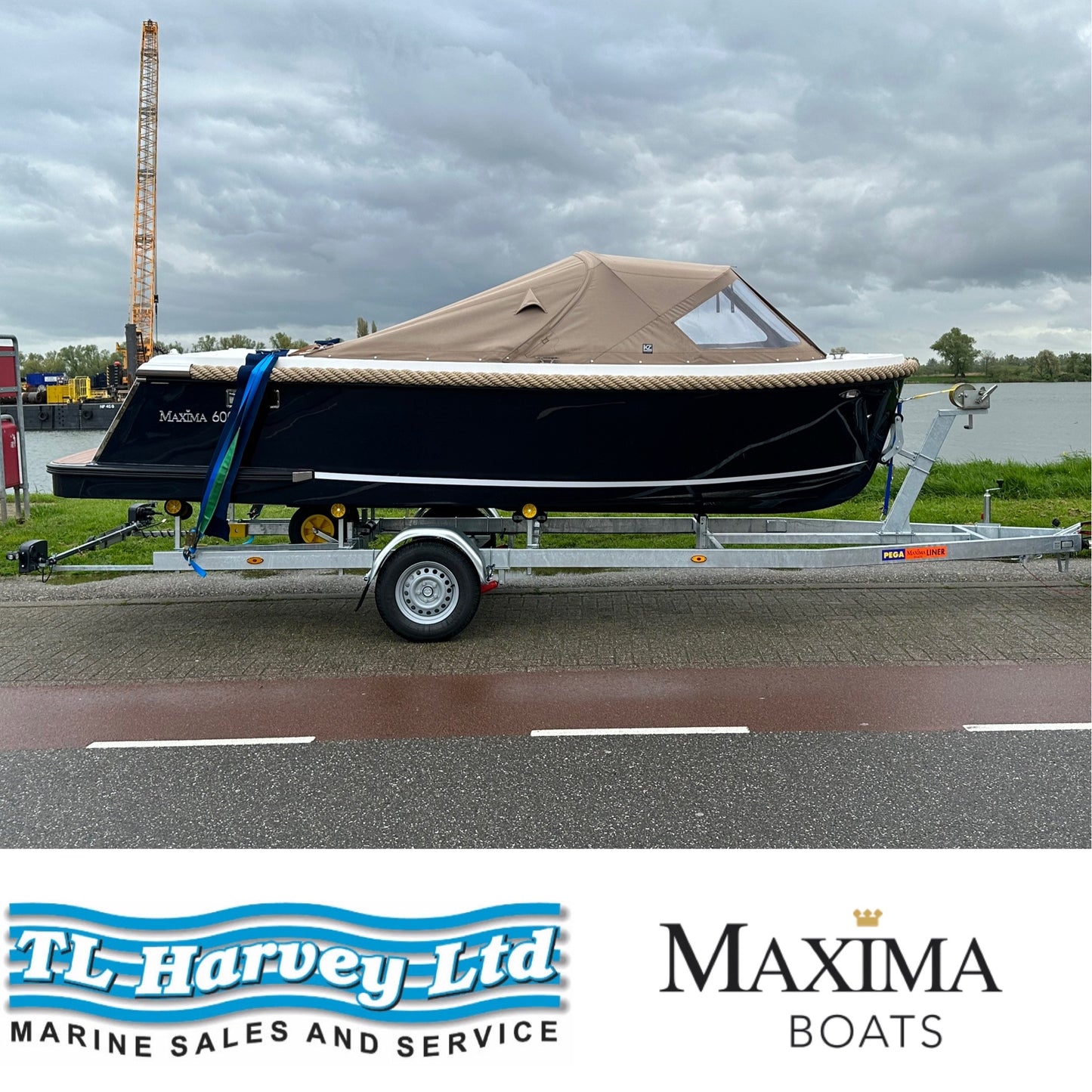 Maxima 600 Boat Powered by Honda BF50 50hp in stock now