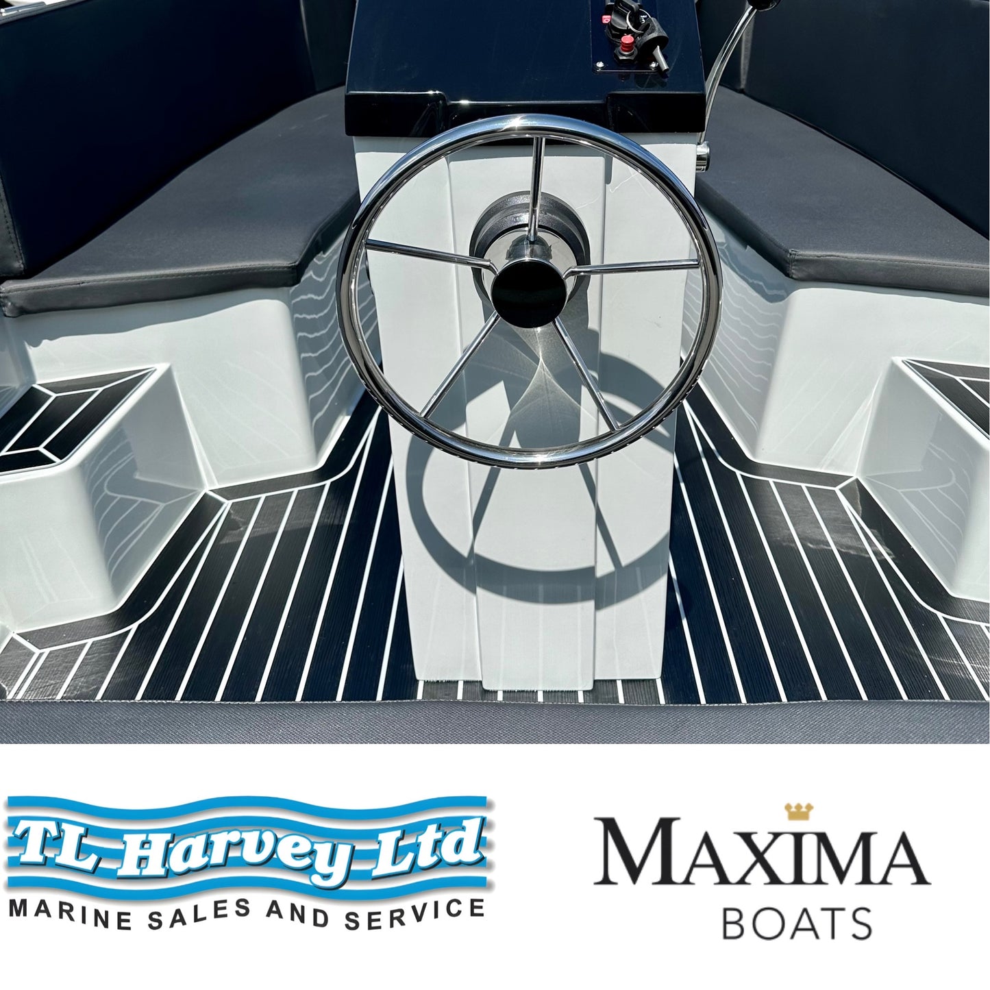 Maxima 490 XL Powered by Honda BF20 LRTU 20hp