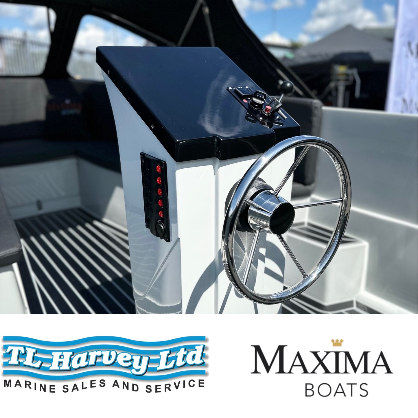 Maxima 490 XL Powered by Honda BF20 LRTU 20hp