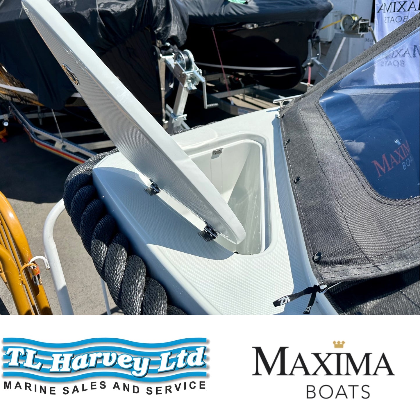 Maxima 490 XL Powered by Honda BF20 LRTU 20hp