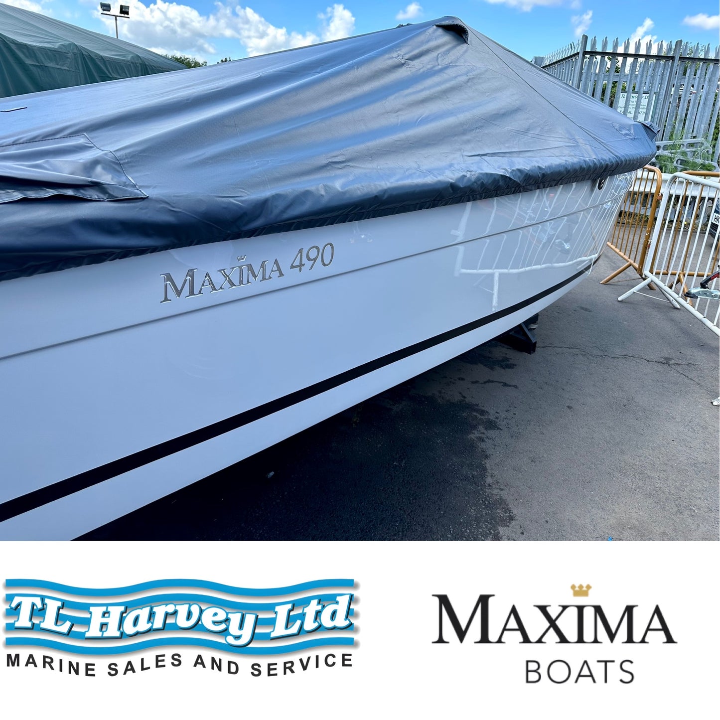 Maxima 490 XL Powered by Honda BF40 LRTU 40hp