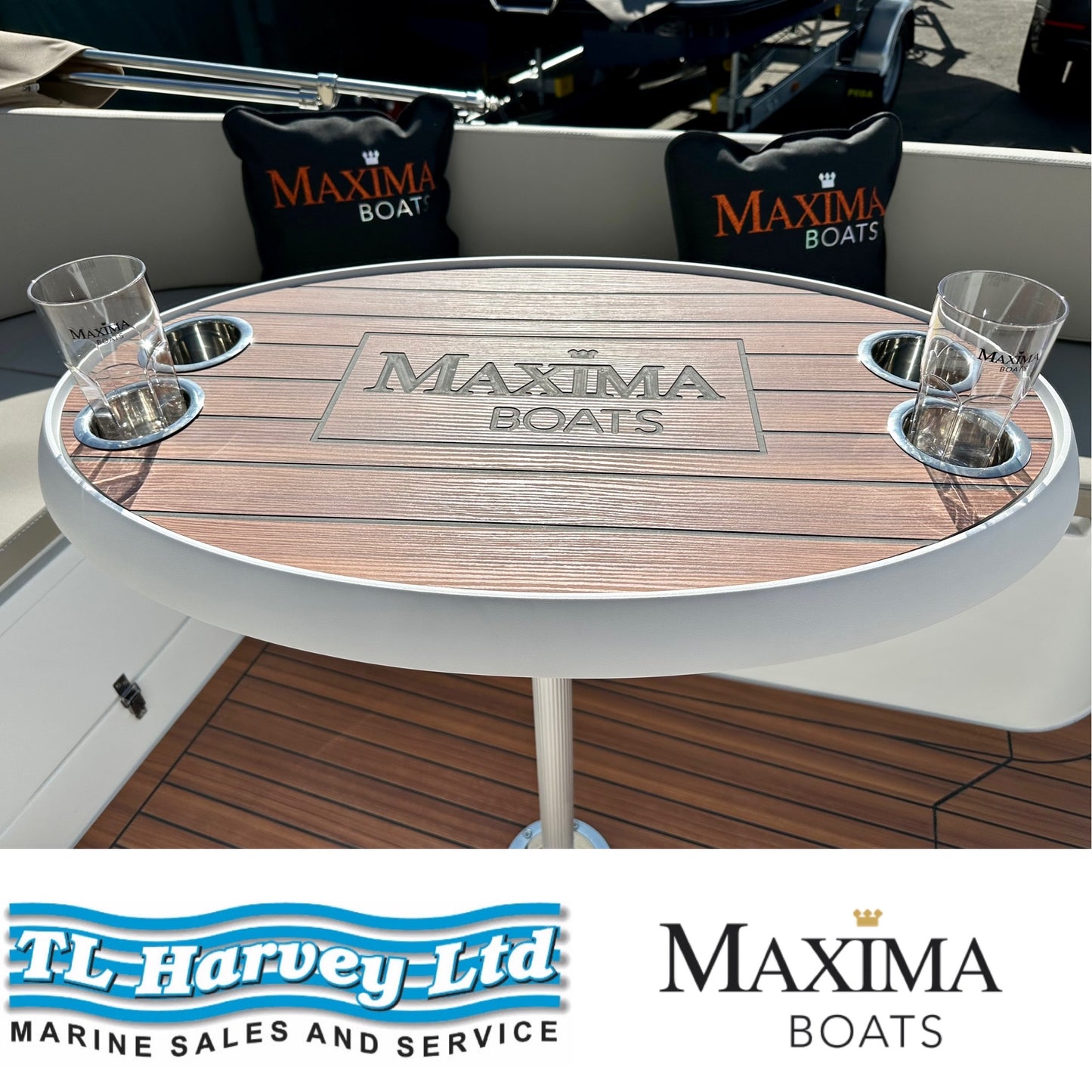 Maxima 550 Boat powered by Honda BF20 20hp In Stock Now