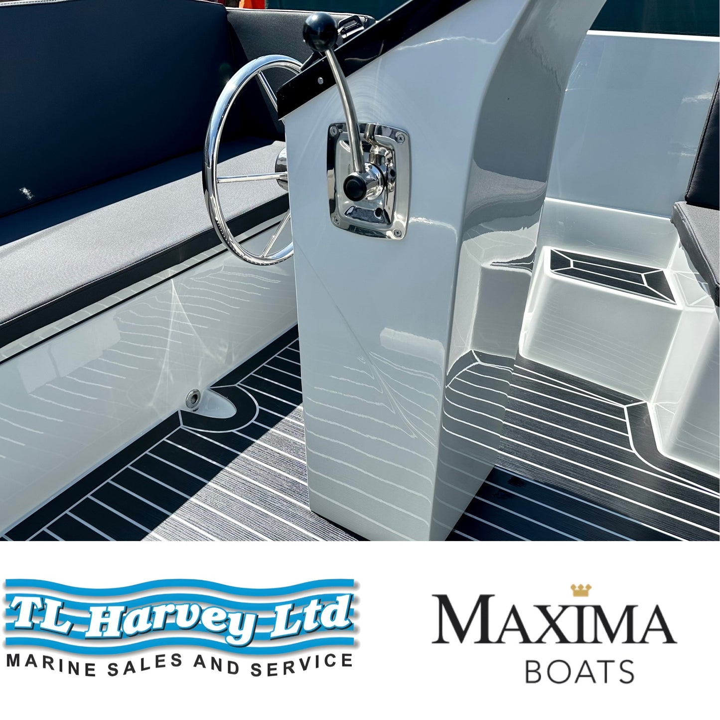 Maxima 490 XL Powered by Honda BF15 LRTU 15hp