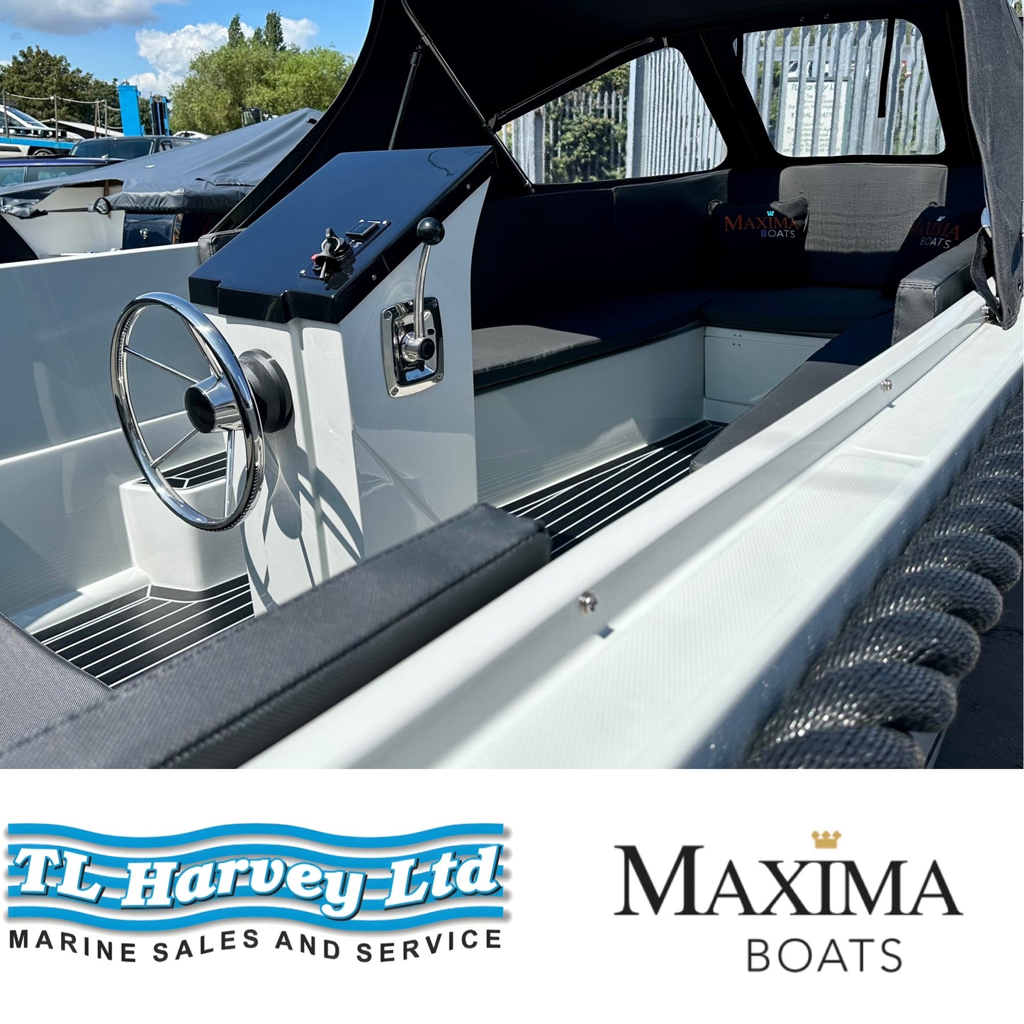 Maxima 490 XL Powered by Honda BF20 LRTU 20hp