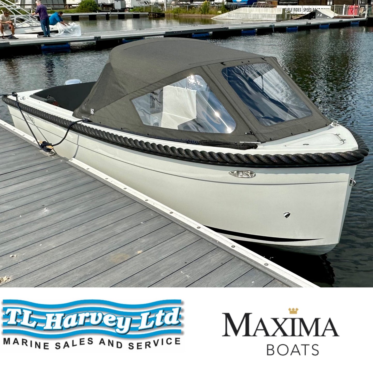 Maxima 490 XL Powered by Honda BF15 LRTU 15hp