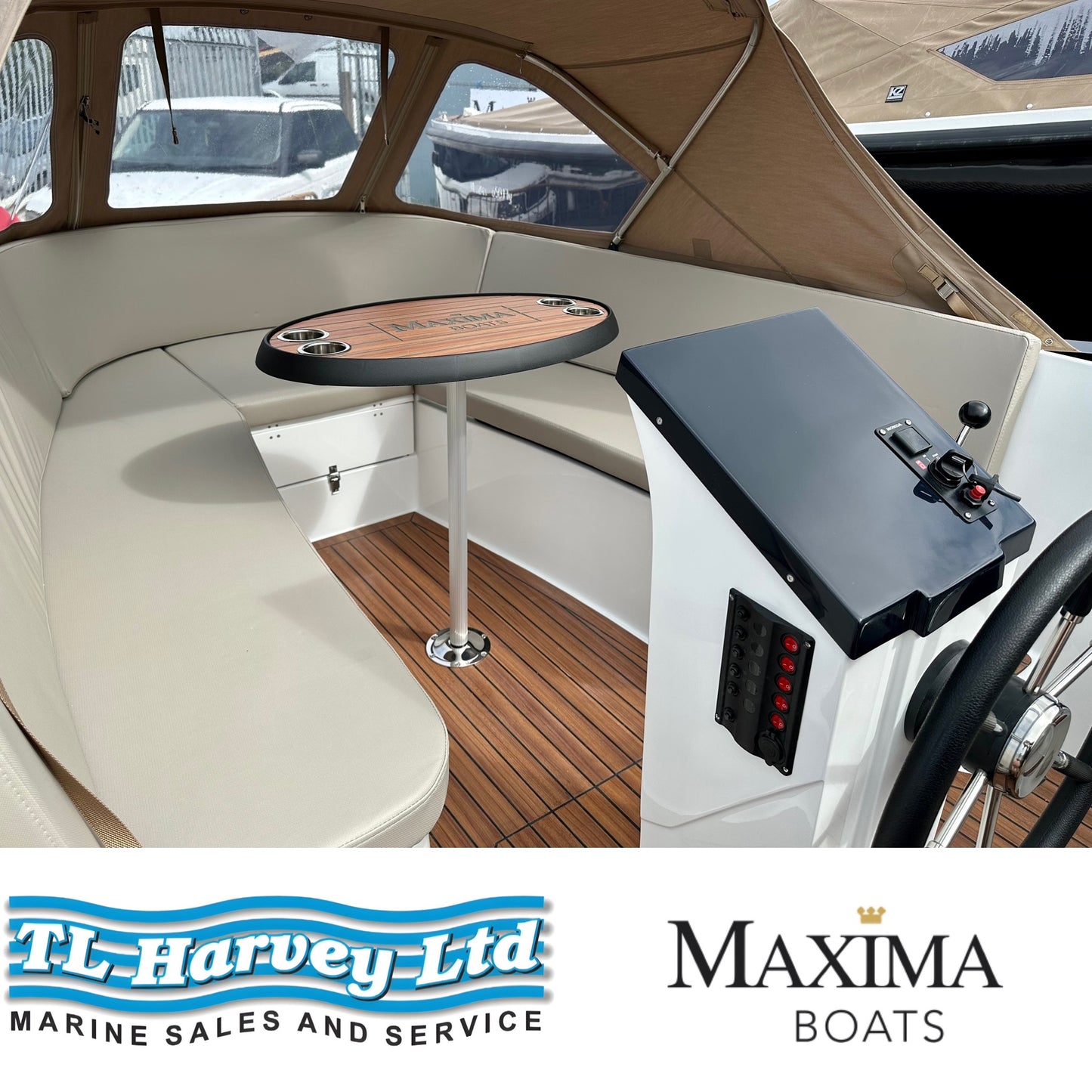 Maxima 600 Boat Powered by Honda BF20 20hp in stock now