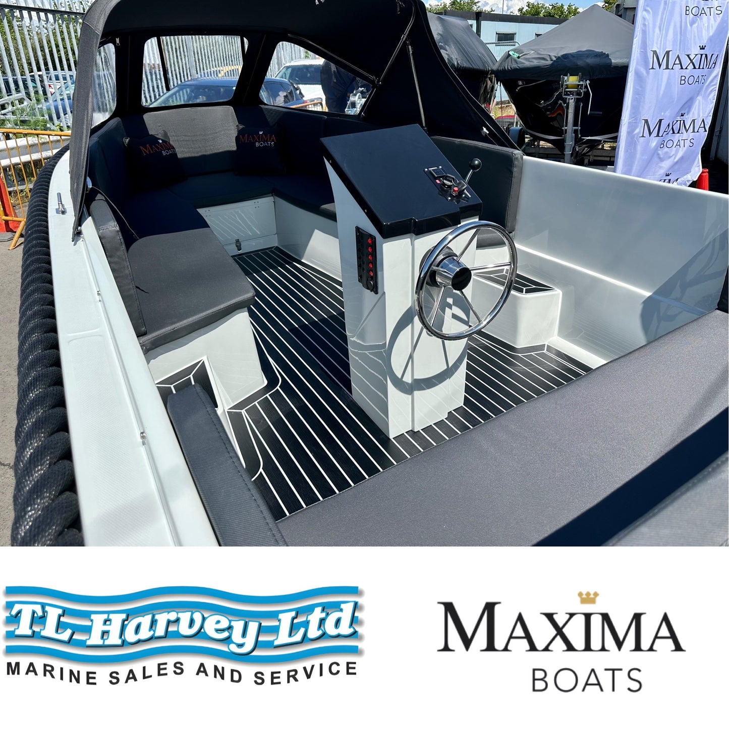 Maxima 490 XL Powered by Honda BF20 LRTU 20hp