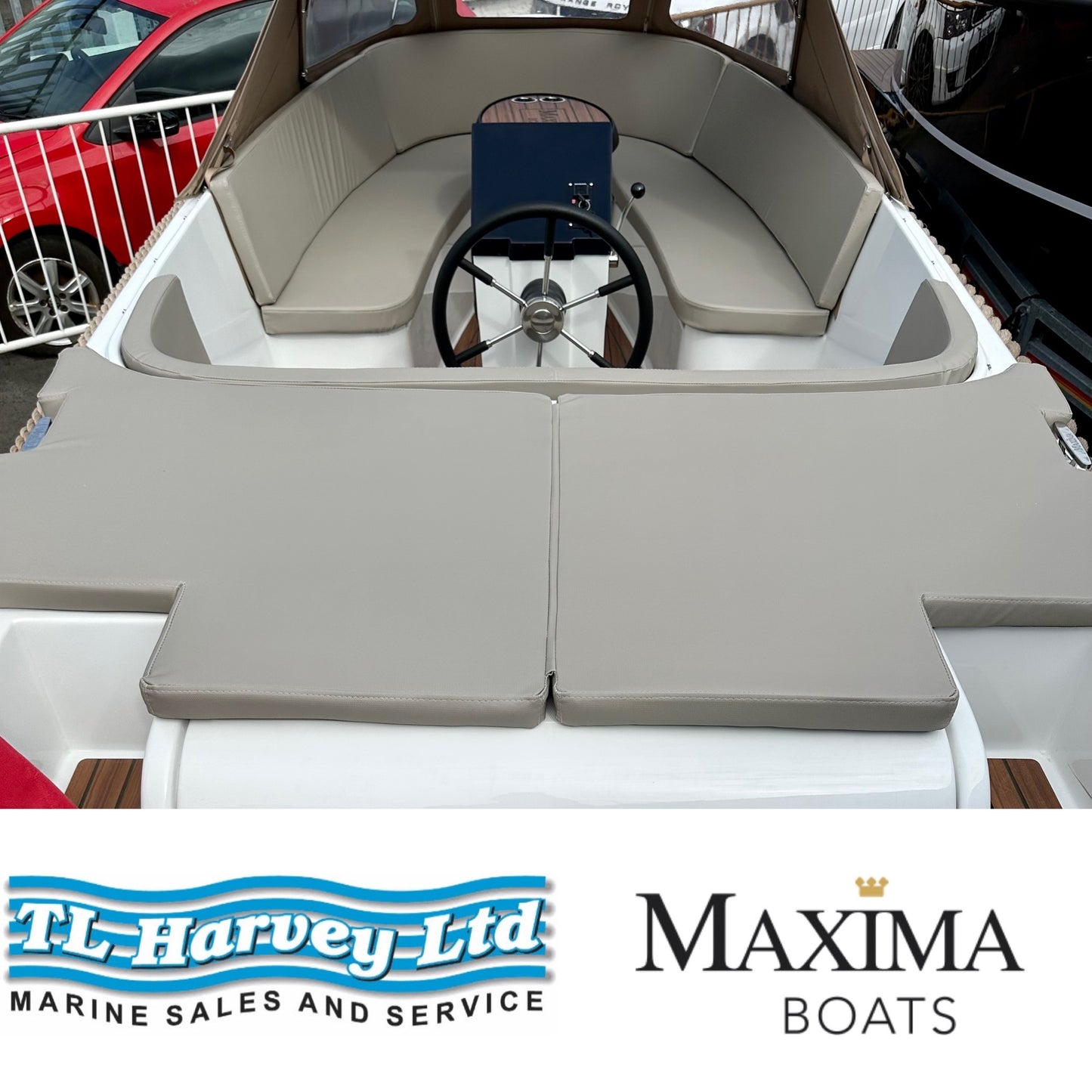 Maxima 600 Boat Powered by Honda BF20 20hp in stock now