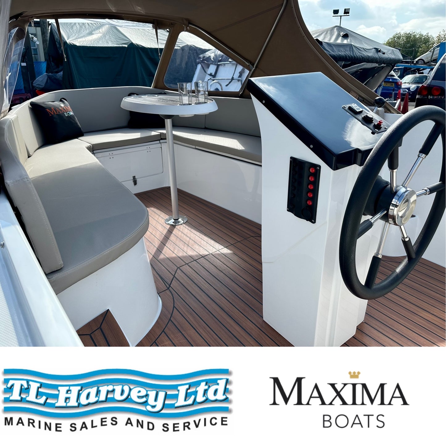 Maxima 550 Boat powered by Honda BF20 20hp In Stock Now