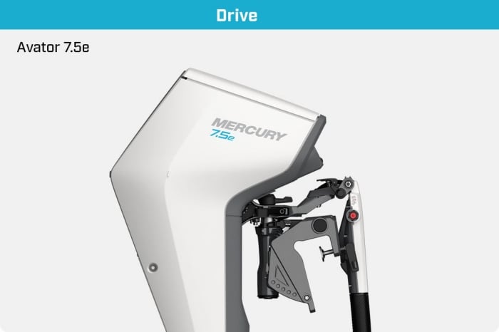 Quicksilver Alu Rib 270 Ultralight Boat Tender Electric & Mercury Avator 7.5e