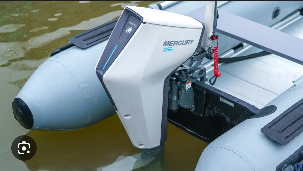 Quicksilver Alu Rib 270 Ultralight Boat Tender Electric & Mercury Avator 7.5e