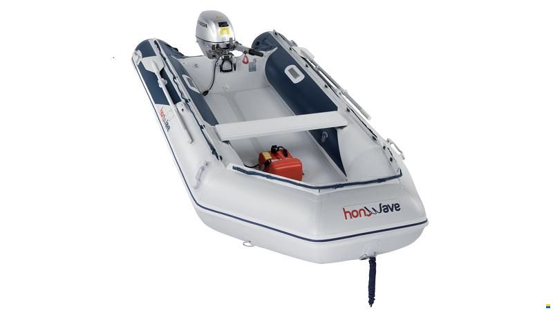 Honwave Package T27IE3 2.7m Inflatable Boat Dinghy Air V-Floor & Honda Bf5 5hp Outboard Engine