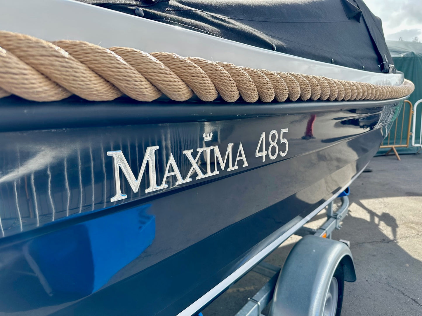 Reserved- New Similar Factory Stock Available - Maxima 485 Powered by Honda BF15 15hp In Stock Now