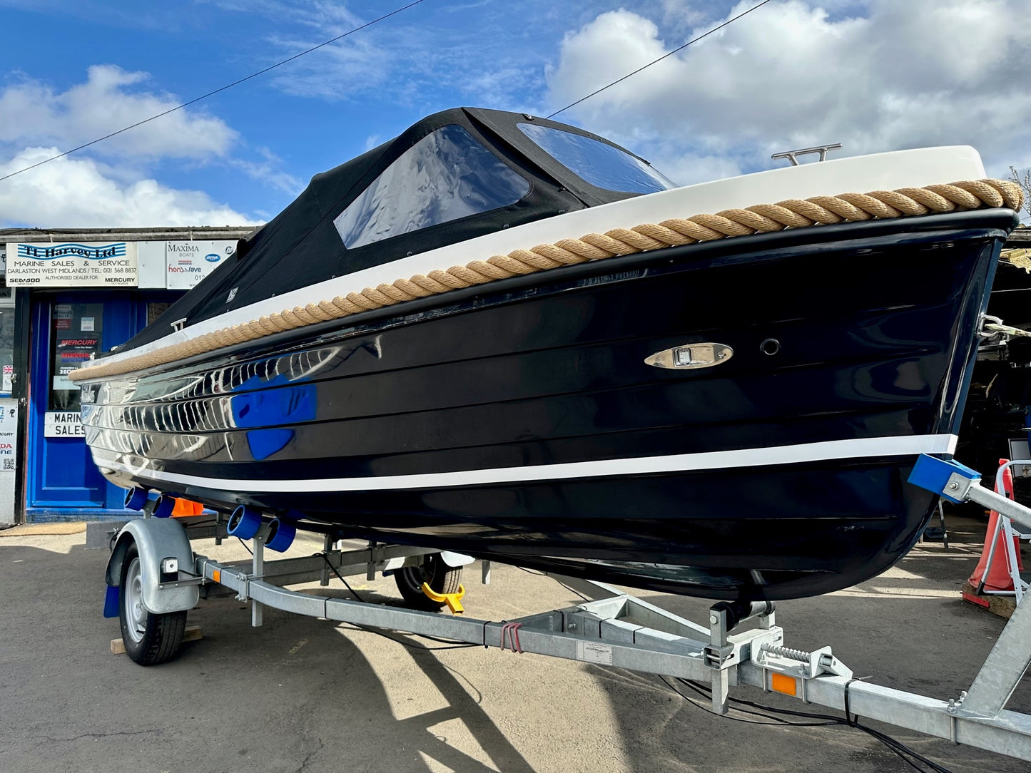 Reserved- New Similar Factory Stock Available - Maxima 485 Powered by Honda BF15 15hp In Stock Now