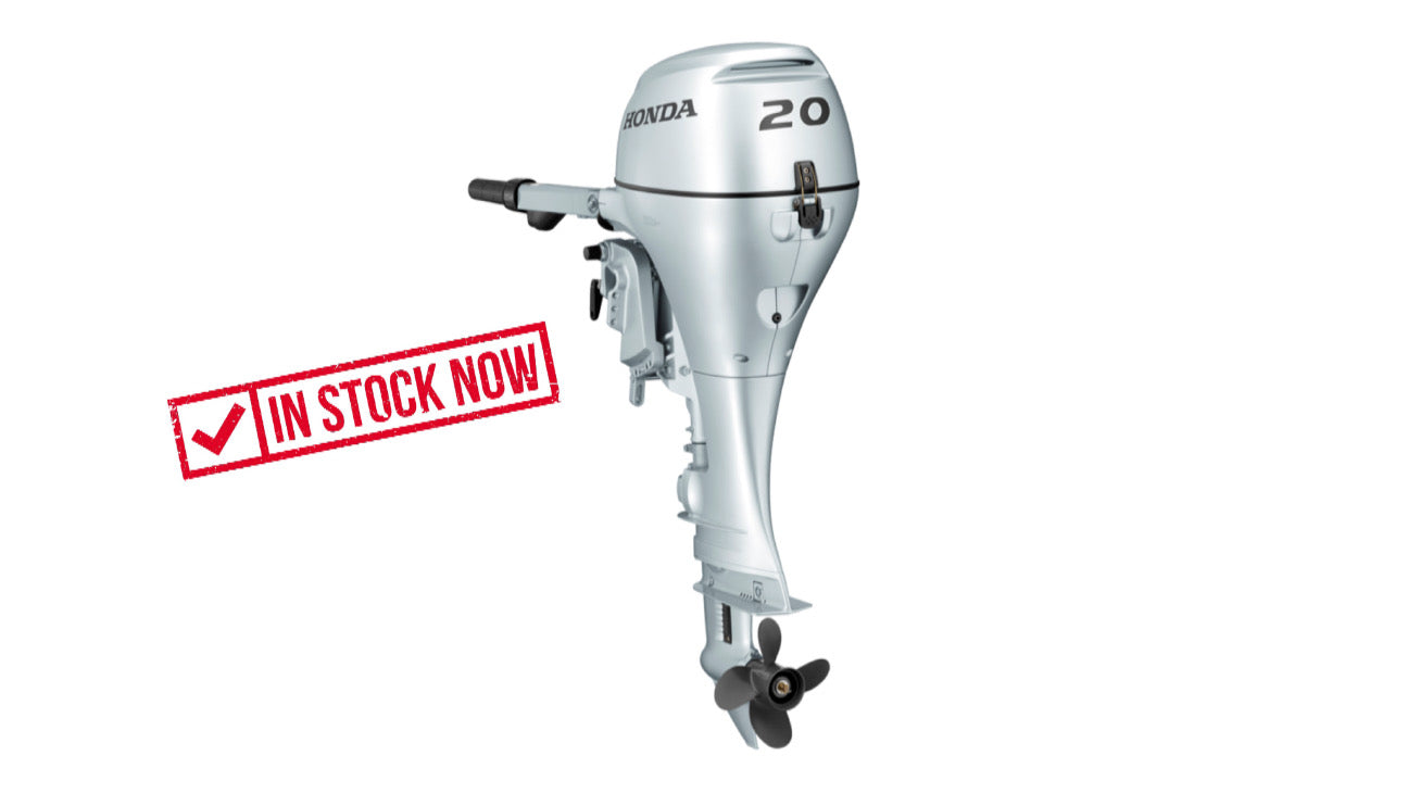 Honda Outboard BF20 LRTU 20hp Long Shaft Remote and Power Trim & Tilt