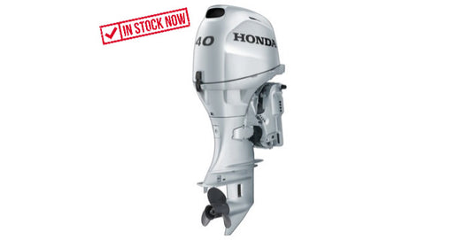 Honda Outboard BF40LRTU 40hp Engine - Long Shaft, Power Trim, Tachometer and trim Gauges