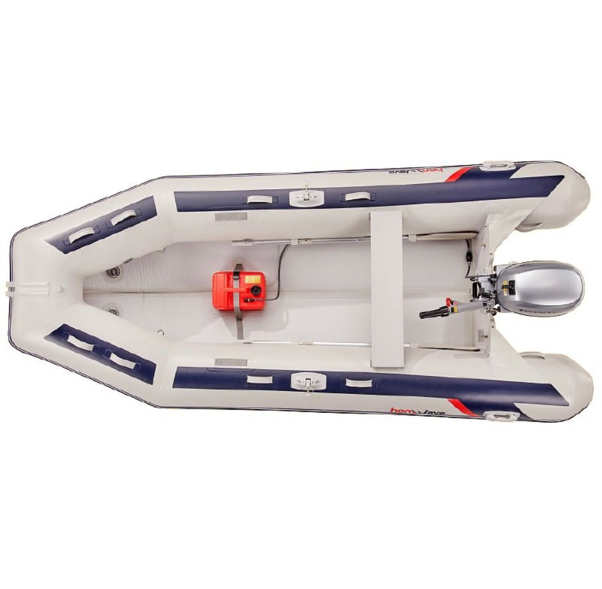 Honwave T38 3.8m Inflatable Dinghy Tender Boat with Inflatable V-Floor