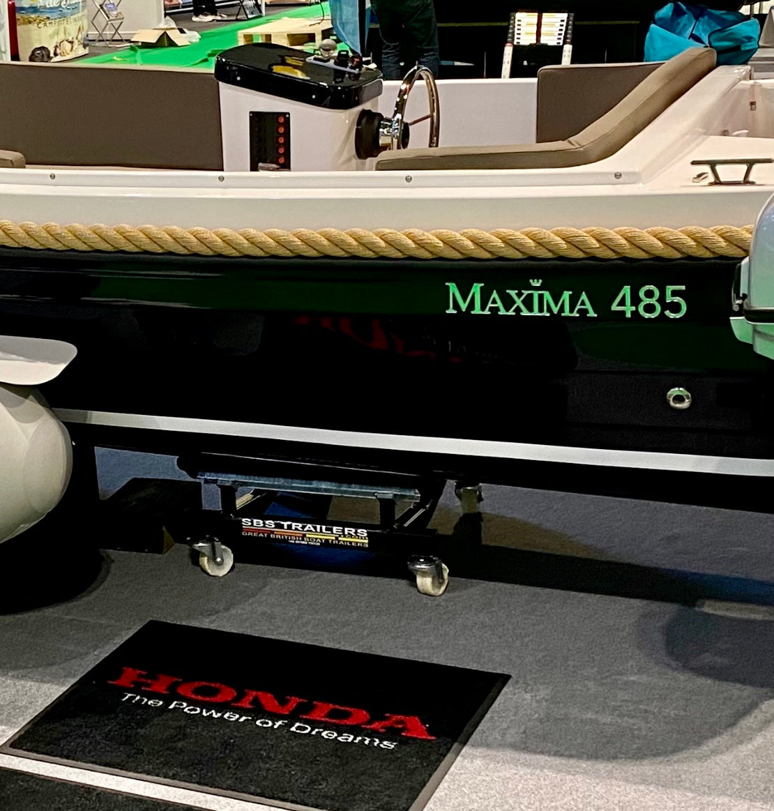 Reserved- New Similar Factory Stock Available - Maxima 485 Powered by Honda BF15 15hp In Stock Now