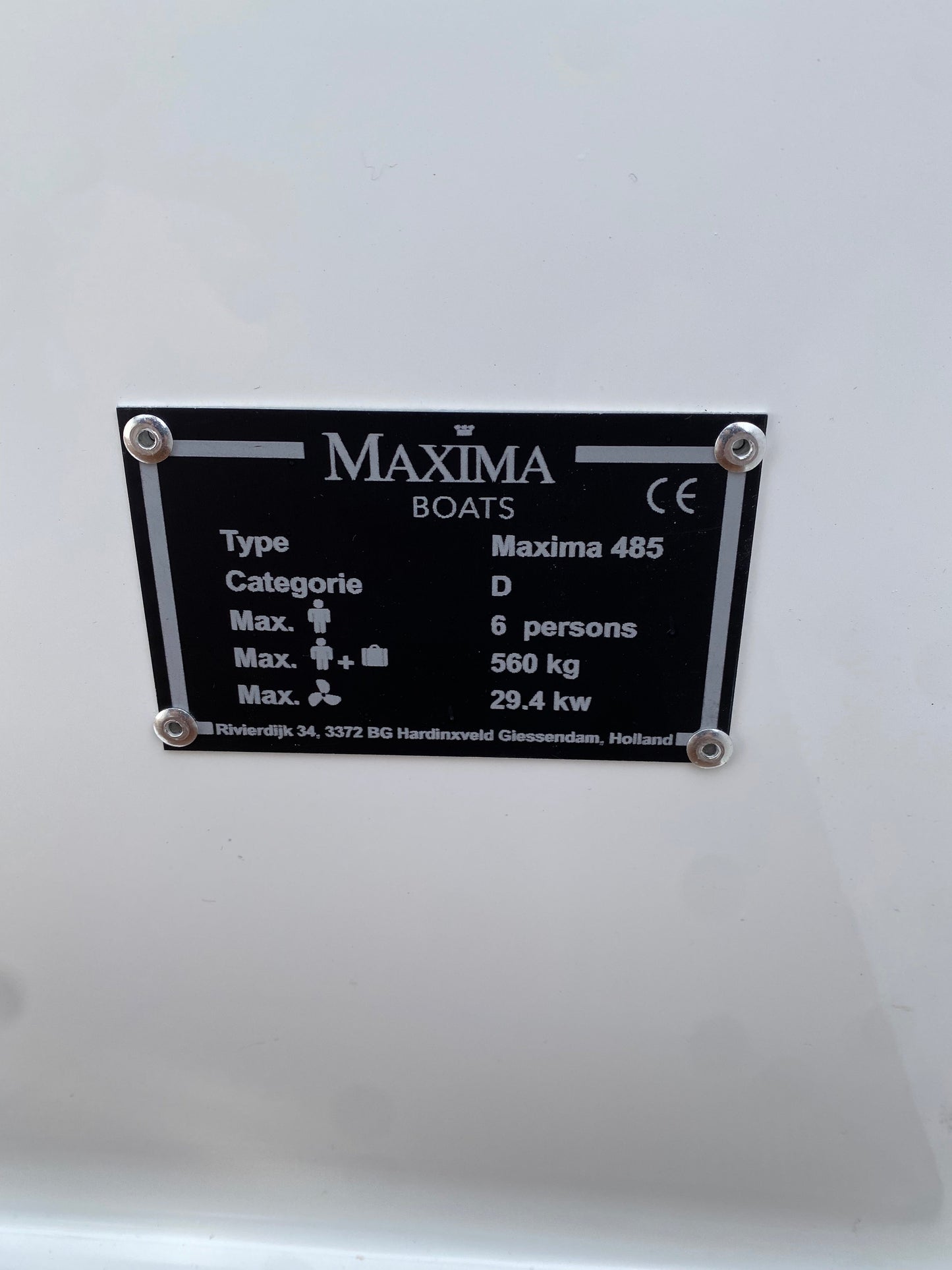 Reserved- New Similar Factory Stock Available - Maxima 485 Powered by Honda BF15 15hp In Stock Now
