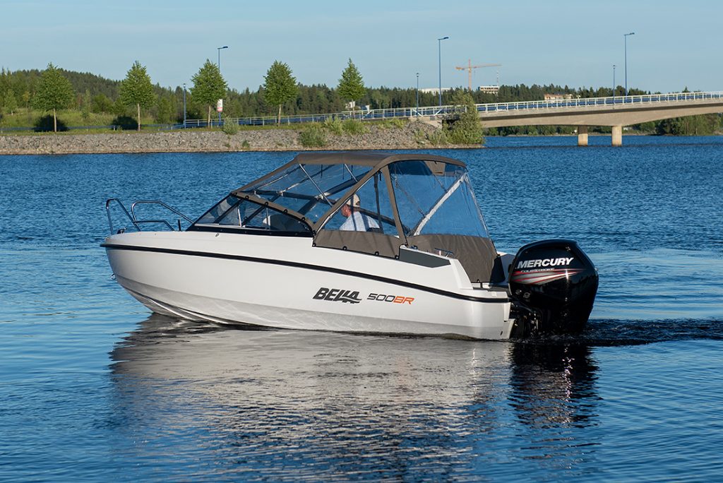 Bella 500BR Sports Boat powered by mercury F60 ELPT EFI 60hp