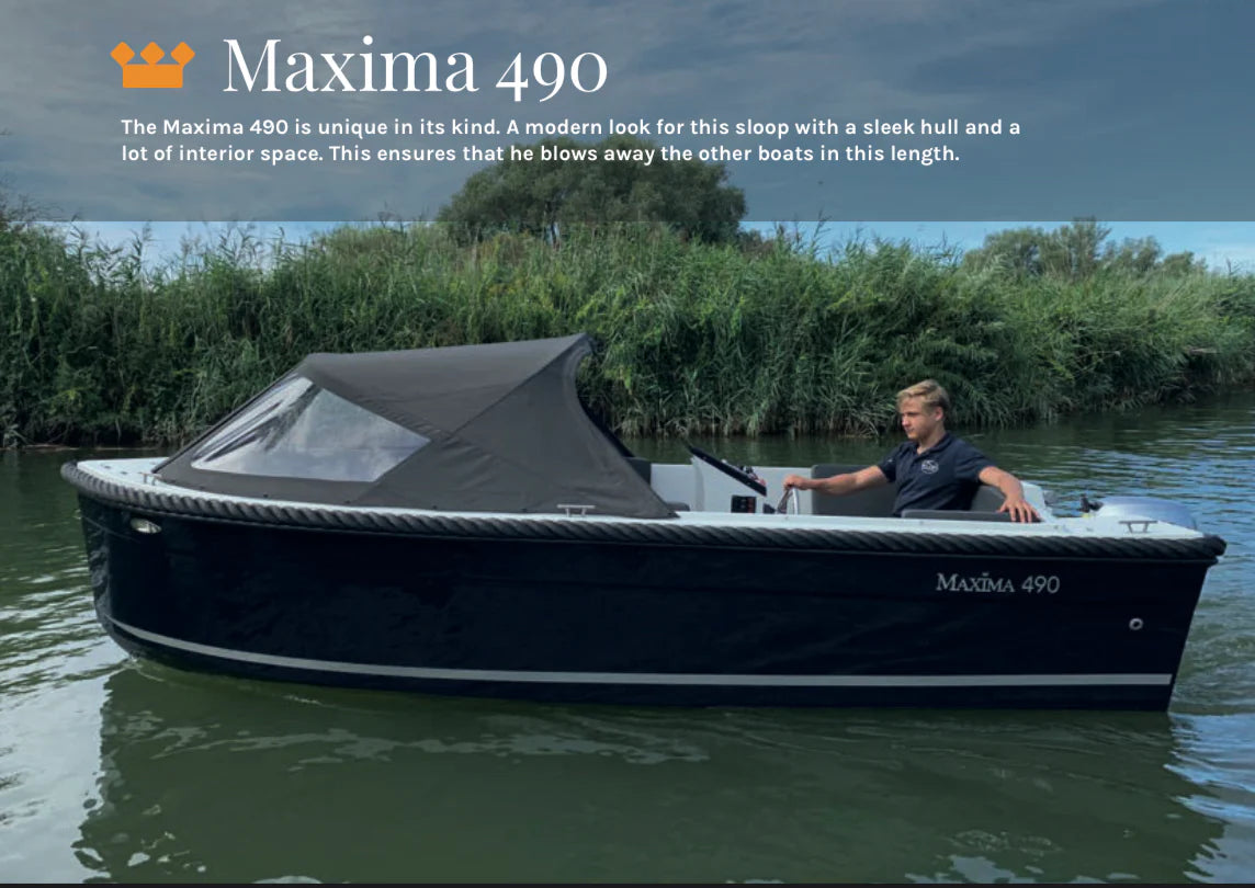 Maxima 490 XL Powered by Honda BF40 LRTU 40hp