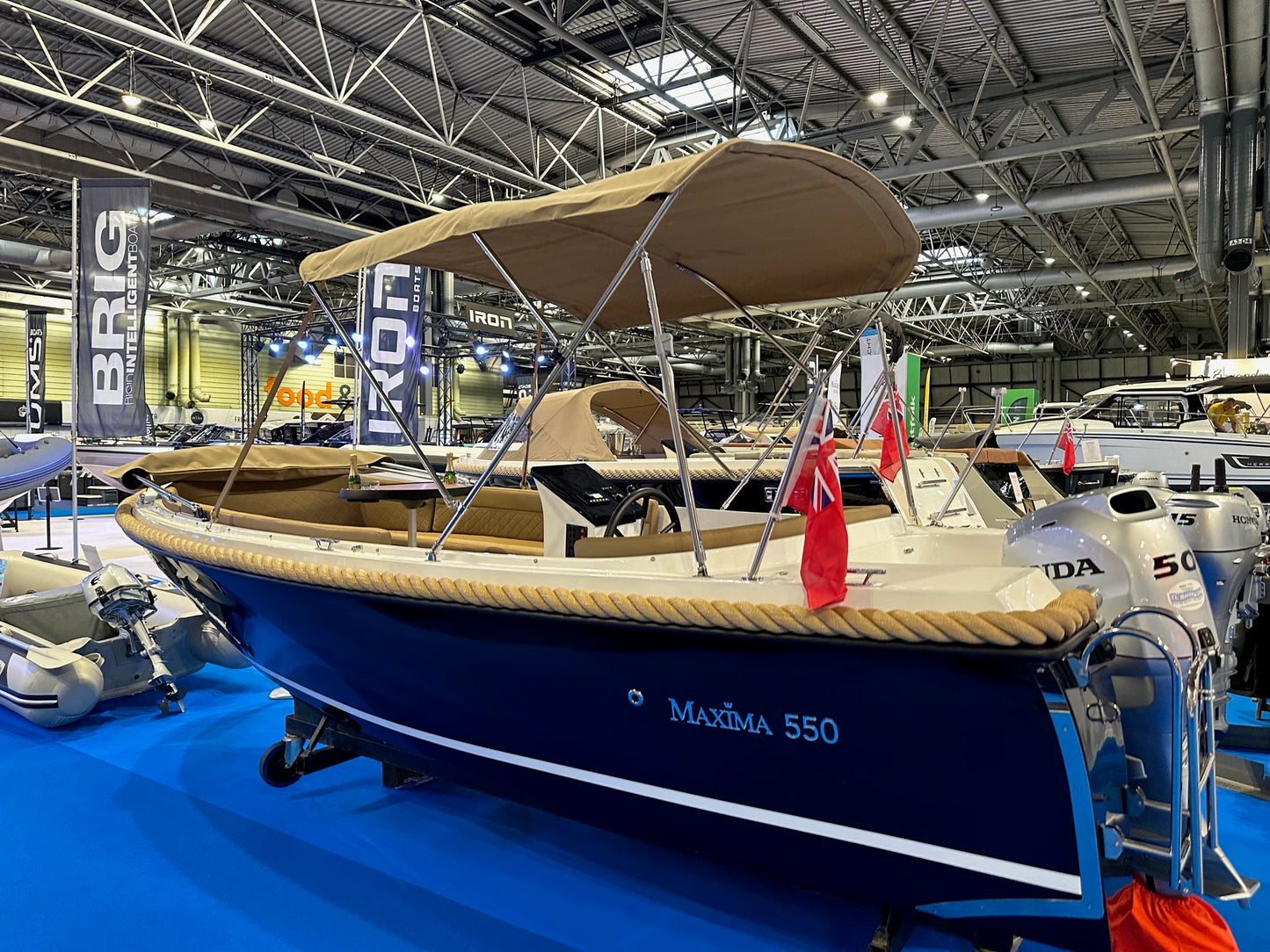 Maxima 550 Boat powered by Honda BF50 50hp In Stock Now