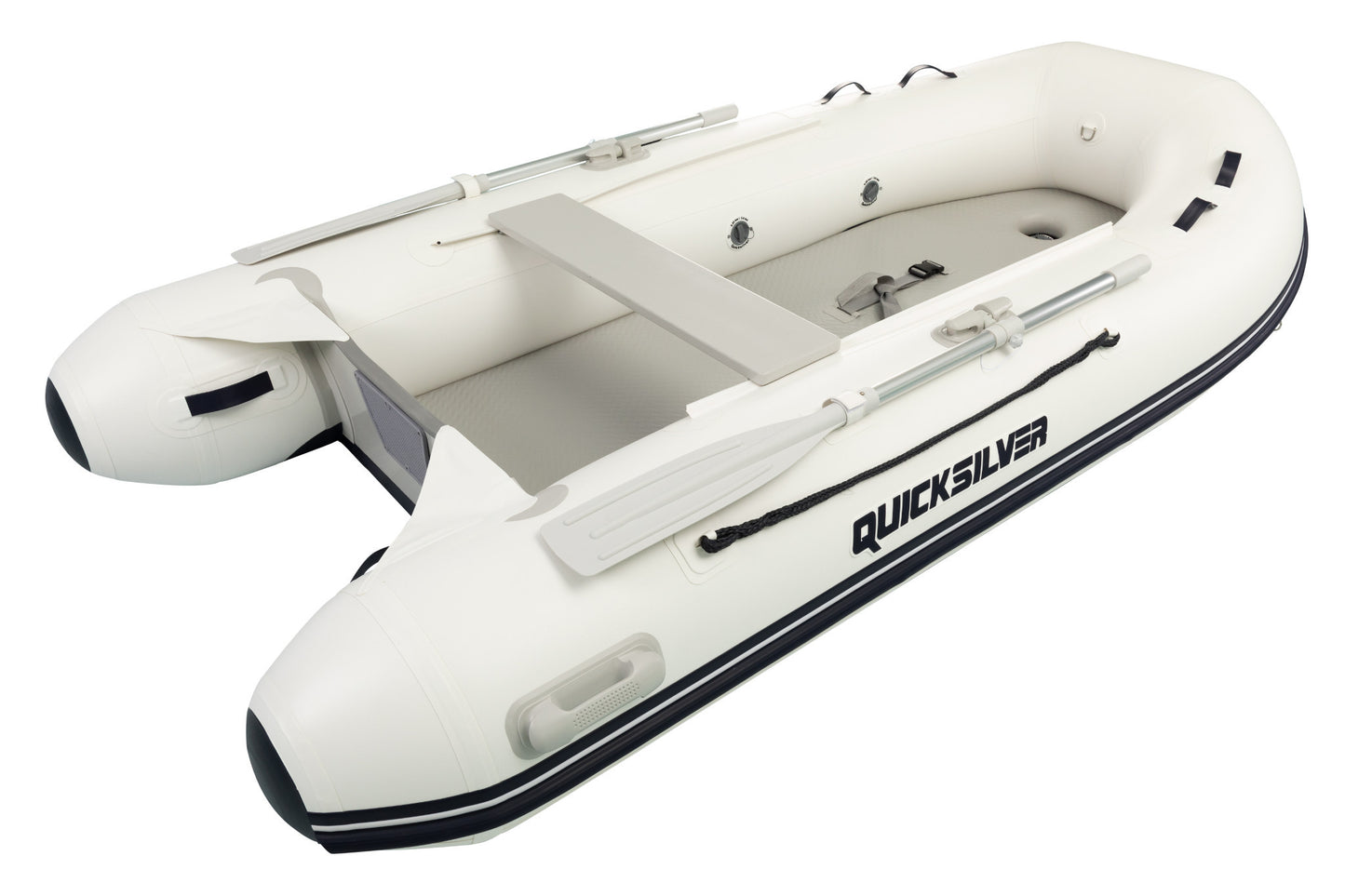Quicksilver Airdeck 300 PVC White Inflatable Boat Tender Dinghy