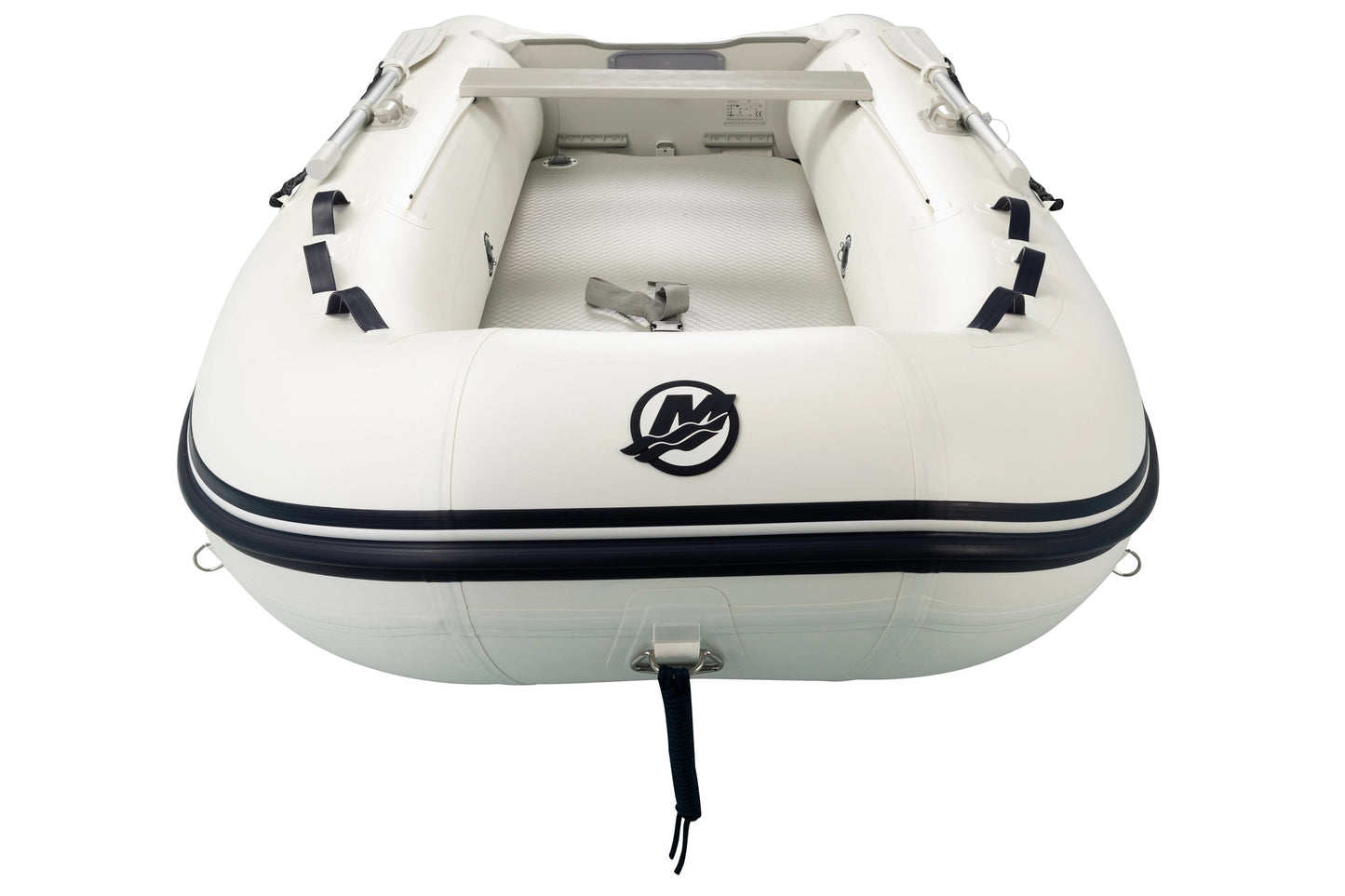 Quicksilver Airdeck 320 PVC White Inflatable Boat Tender Dinghy