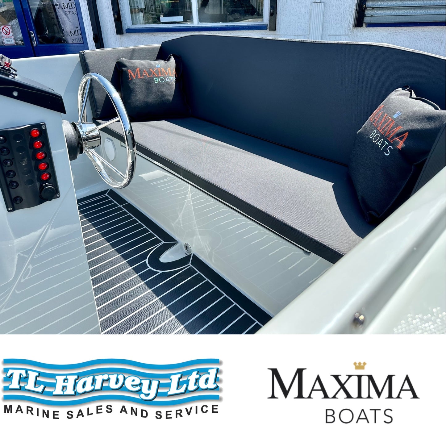 Maxima 490 XL Powered by Honda BF40 LRTU 40hp