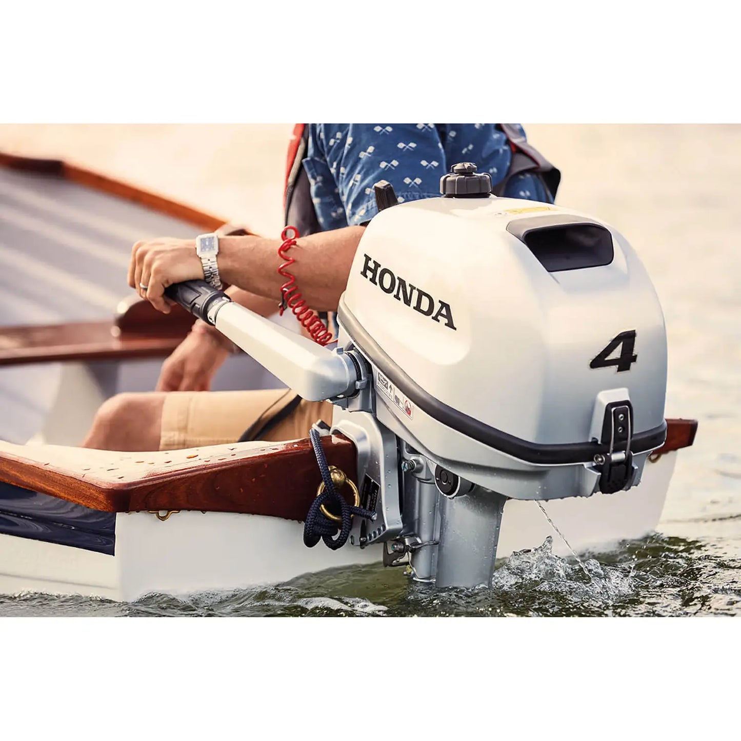 Honwave Package T24IE3 2.4m Inflatable Boat Dinghy Air V-Floor & Honda Bf4 4hp Outboard Engine
