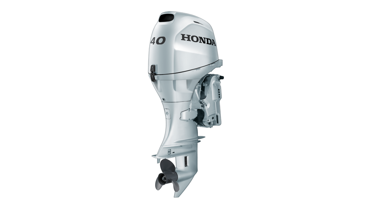 Honda Outboard BF40LRTU 40hp Engine - Long Shaft, Power Trim, Tachometer and trim Gauges