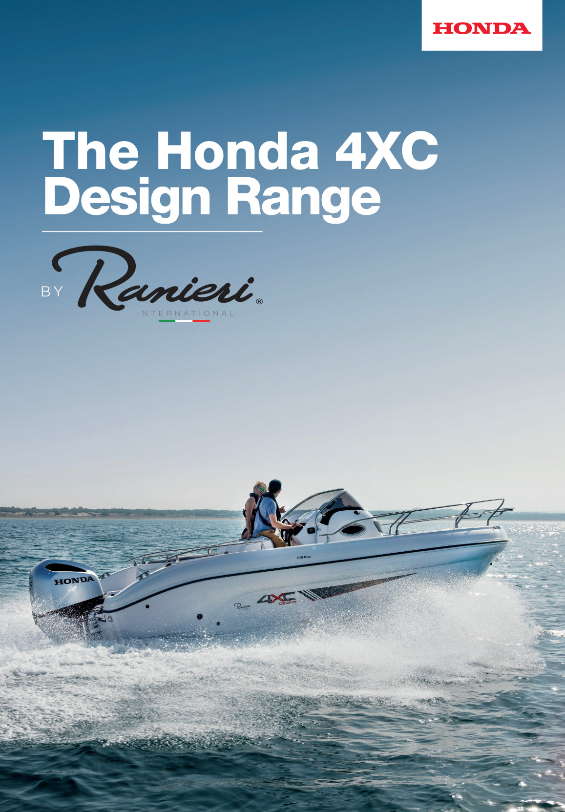 Ranieri 4XC19 H19cc  Open Line Sports Boat Powered by Honda BF100 VTEC 100hp