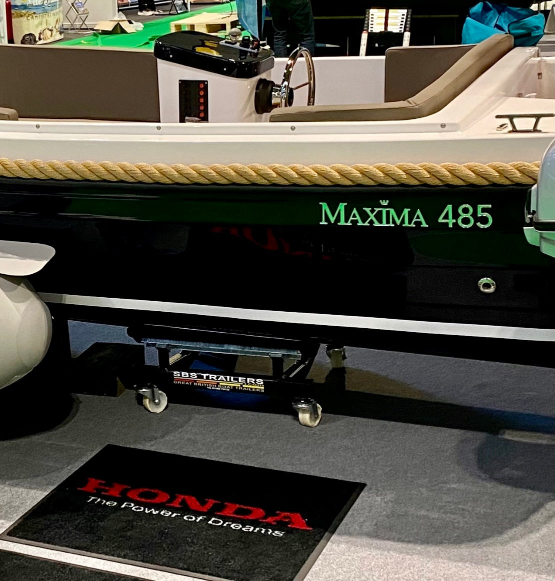 Maxima 485 Powered by Honda BF15 15hp In Stock Now