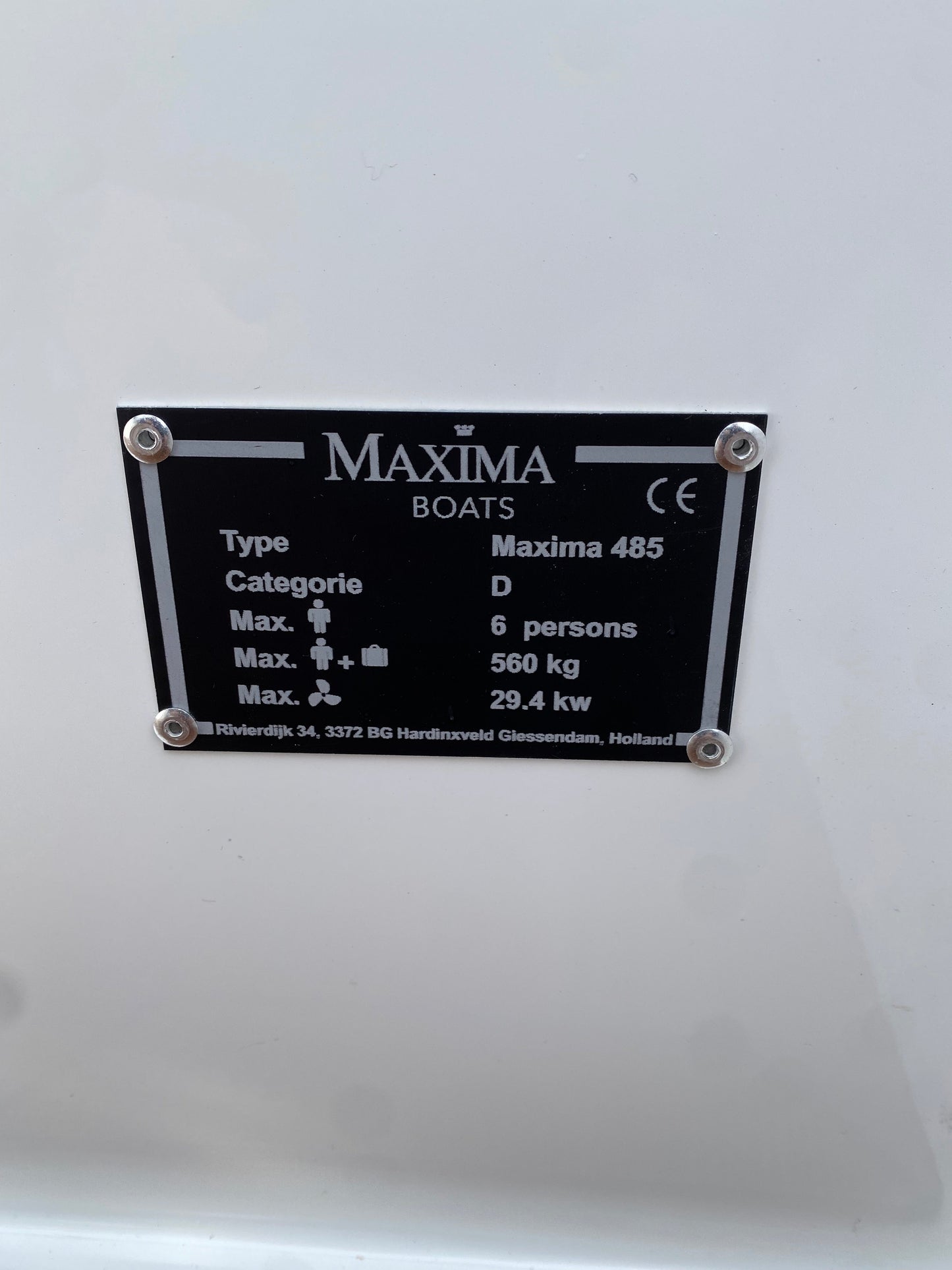 Maxima 485 Powered by Honda BF15 15hp In Stock Now