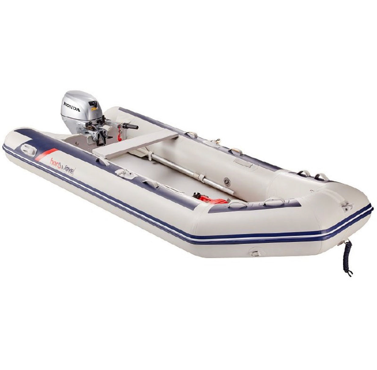 Honwave T38 3.8m Inflatable Dinghy Tender Boat with Inflatable V-Floor